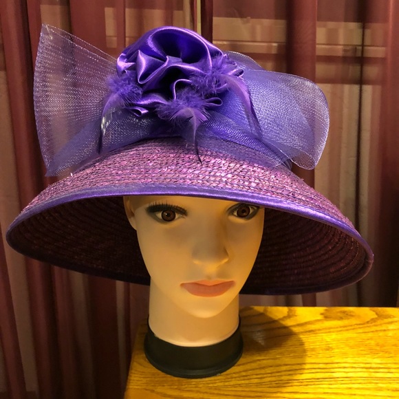 Accessories | Purple Church Hat | Poshmark